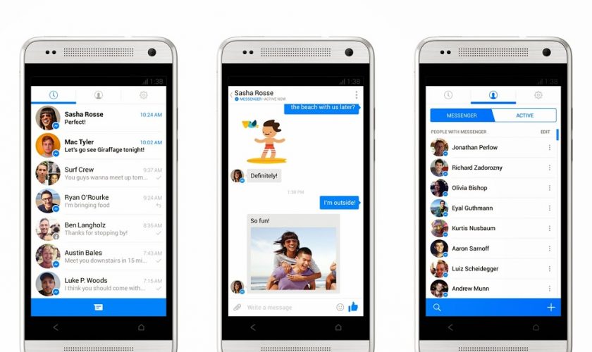 Facebook Messenger UI