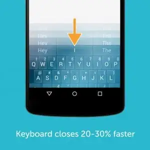 Swiftkey App . Speed keyboard quiting Swiftkey App 5.1-Speed keyboard quiting