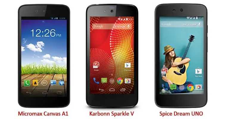 micromax spice karbonn android one micromax-spice-karbonn-android-one