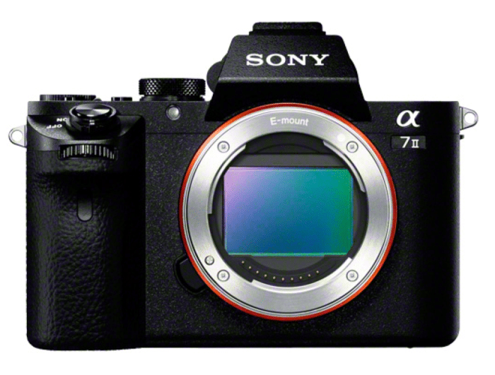 sony a ii front