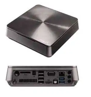 xxlg Asus VivoMini: Upper and Sideview.