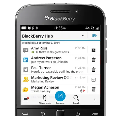 Features of BlackBerry Classic Features of BlackBerry Classic 6