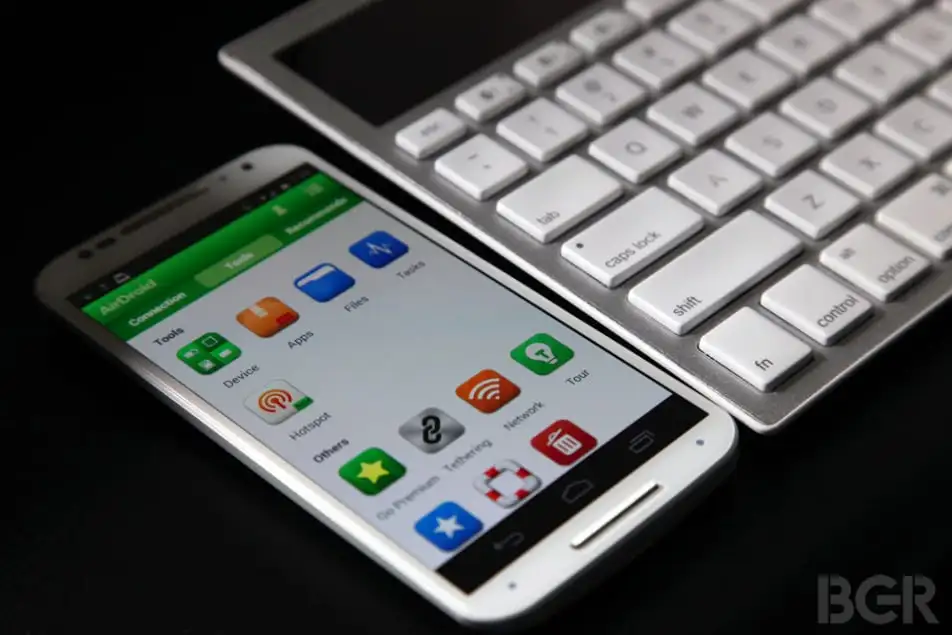 bgr airdroid android moto x AirDroid on Moto X. Image credits: BGR.