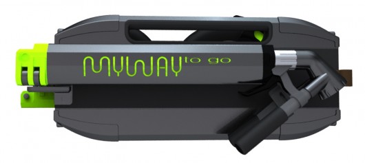 myway compact fold up electric scooter