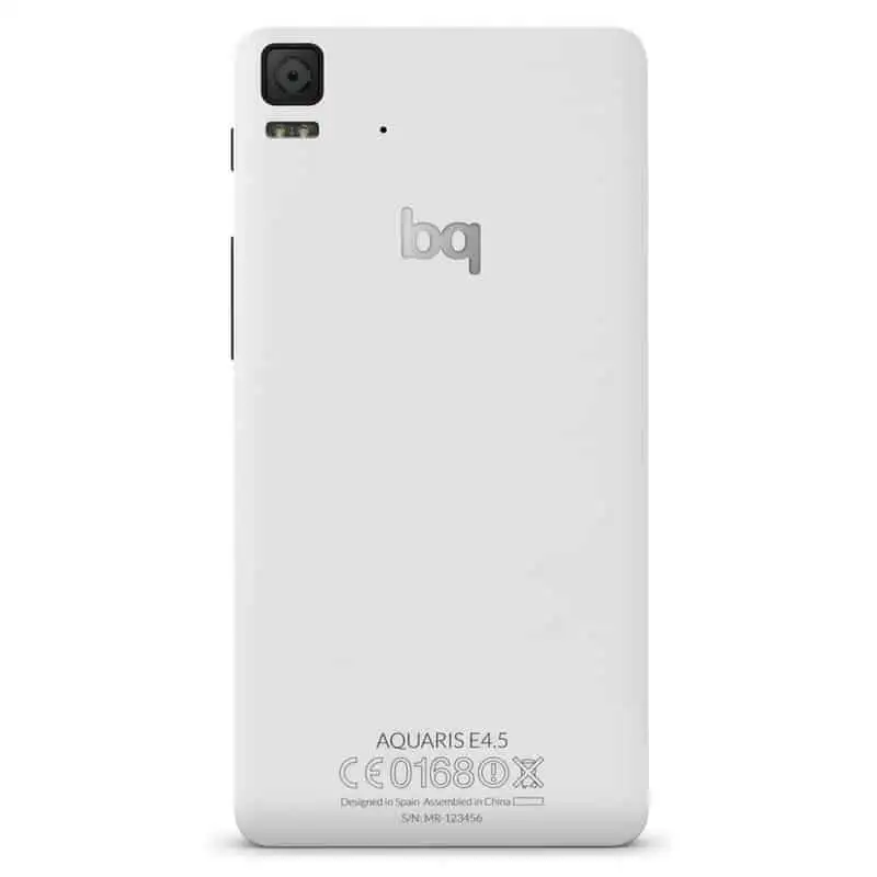 bq aquaris e gb blanco libre BQ Aquaris E4.5 Android Version-Backlook