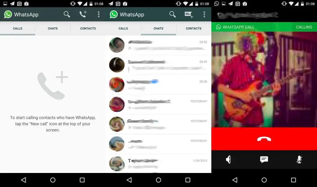 whatsapp voice calling WhatApp coice call-user pradnesh07
