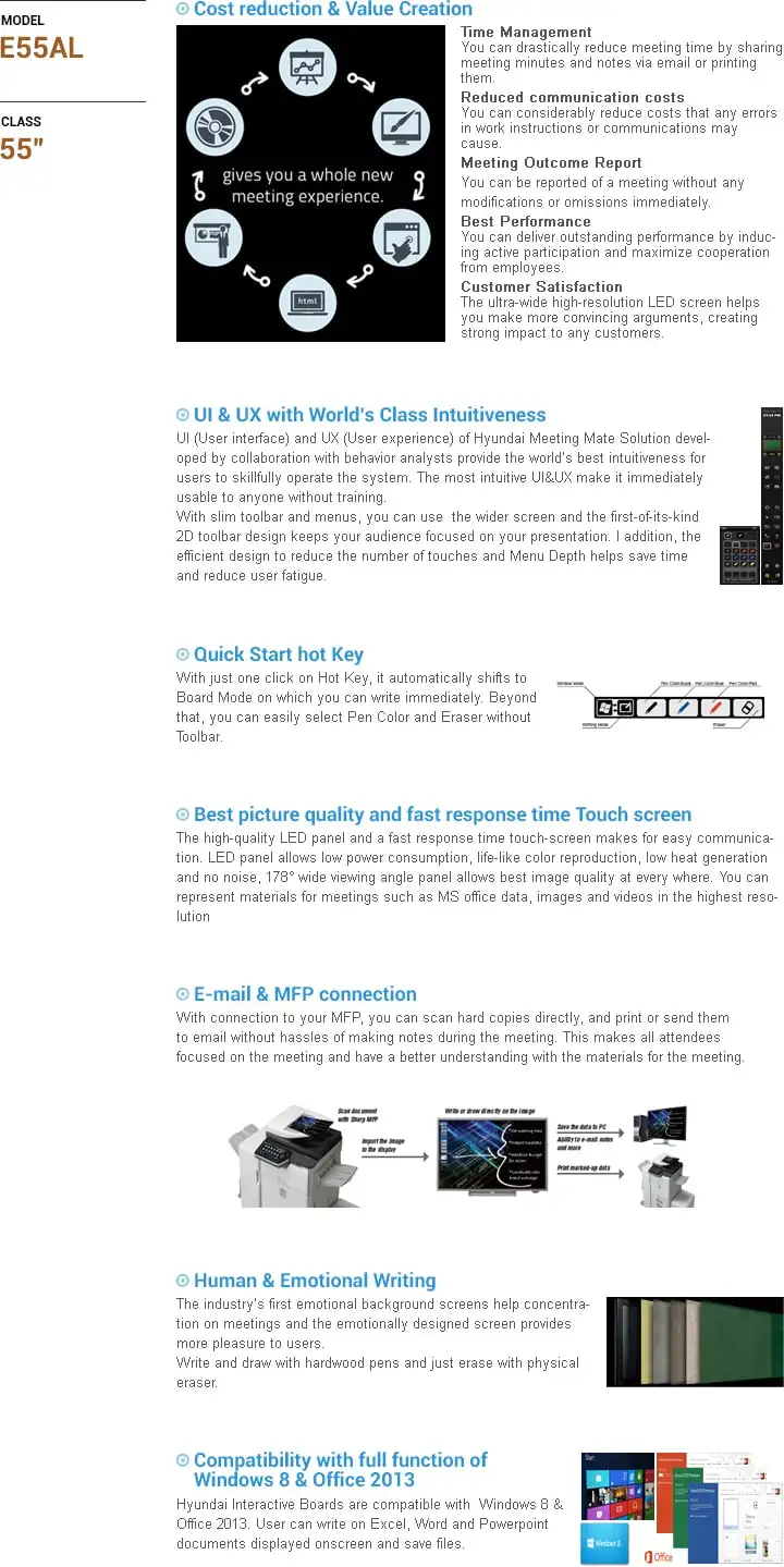 GB E AL OverViewImg Hyundai E55AL Features – The First Large-Format Touch Panel