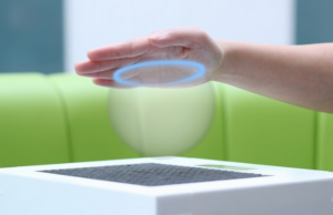 Feeling without touching : UltraHaptics technology Creates 3D Shapes in Mid Air using ultrasonic waves.