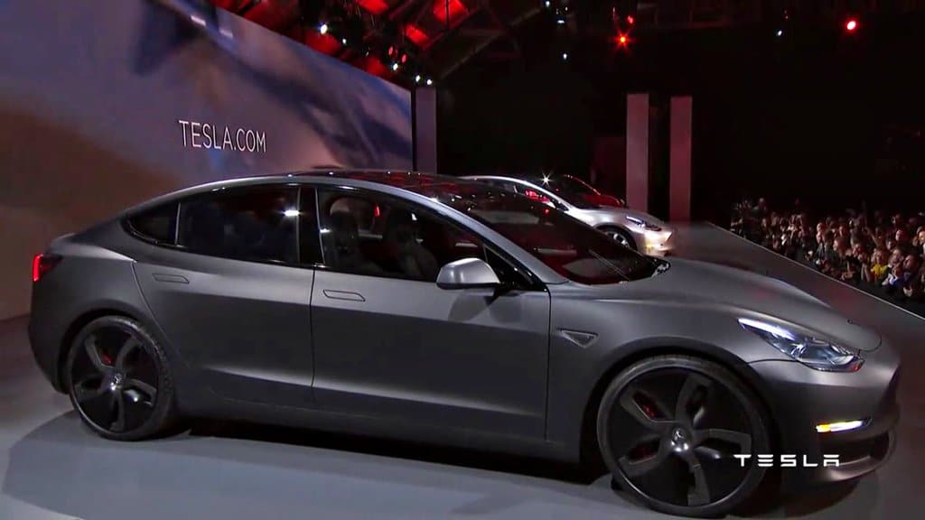 TESLA Electric car model 3