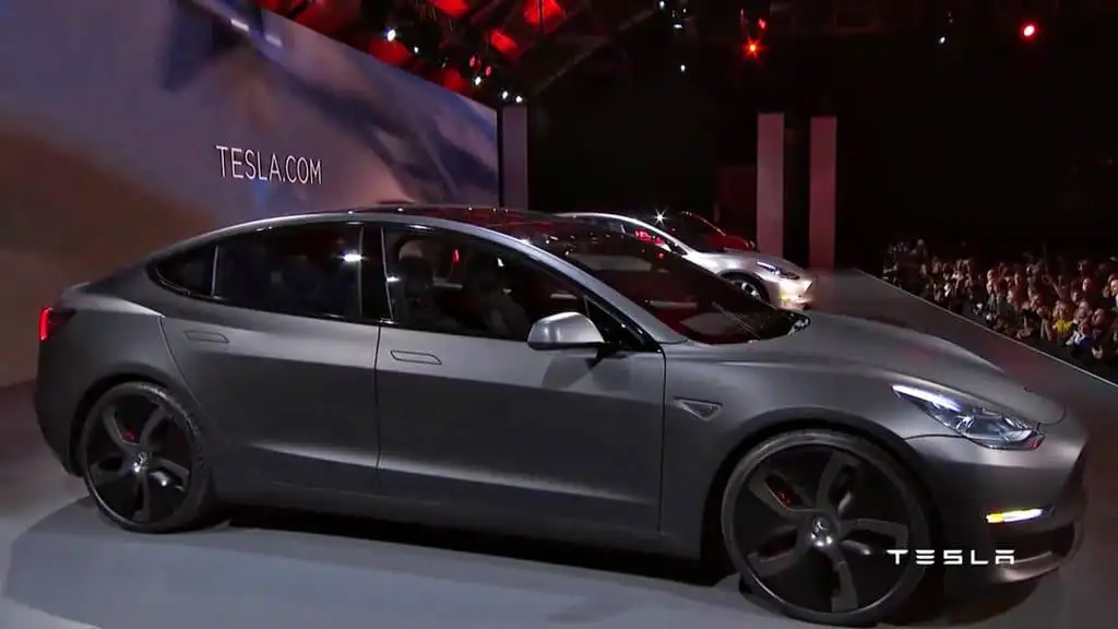 TESLA Electric car model TESLA Electric car model 3