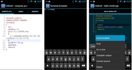 C Compiler for Android - Run C/C++ Programs on Android