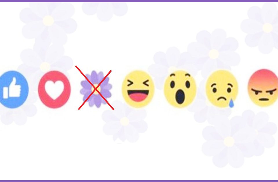 Facebook thankful emoji gone
