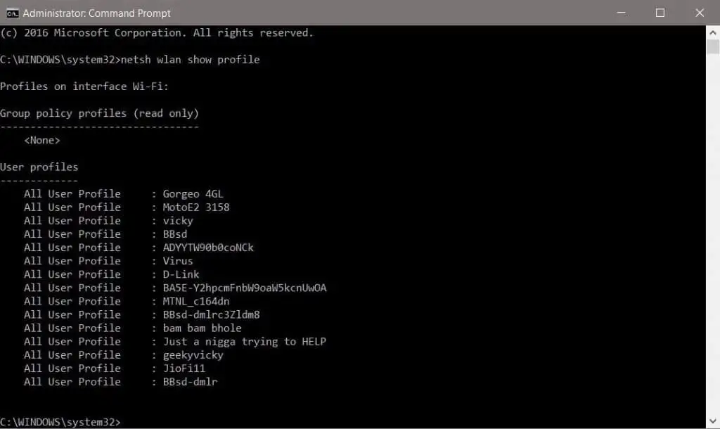 Find Wi Fi passwords of all networks using CMD compressed Find Wi-Fi passwords of all networks using CMD - 1-compressed