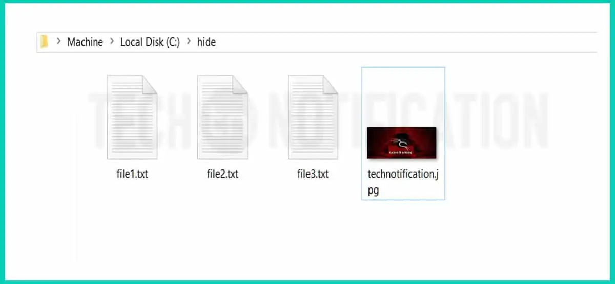 Folder to hide - Hide Files inside Image-compressed