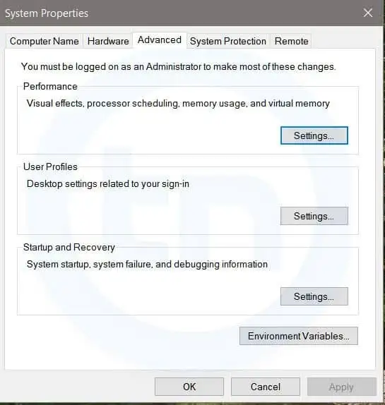 Windows Run Command sysdm cpl compressed Windows Run Command - sysdm cpl-compressed