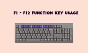 function keys