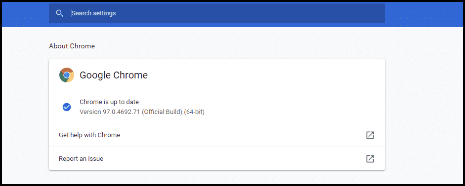 google chrome updates