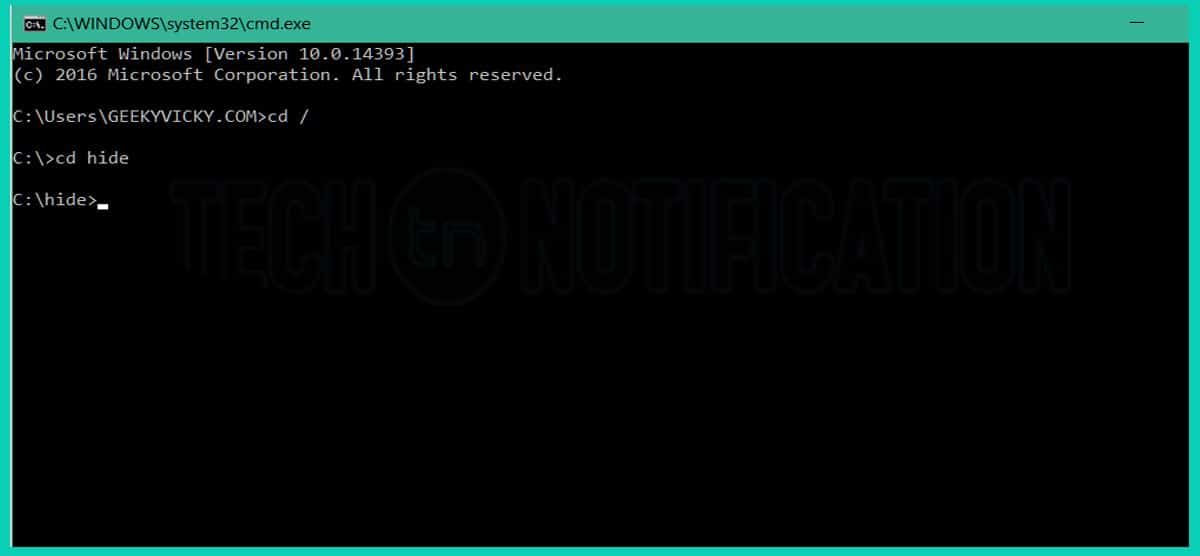 serial hide folders