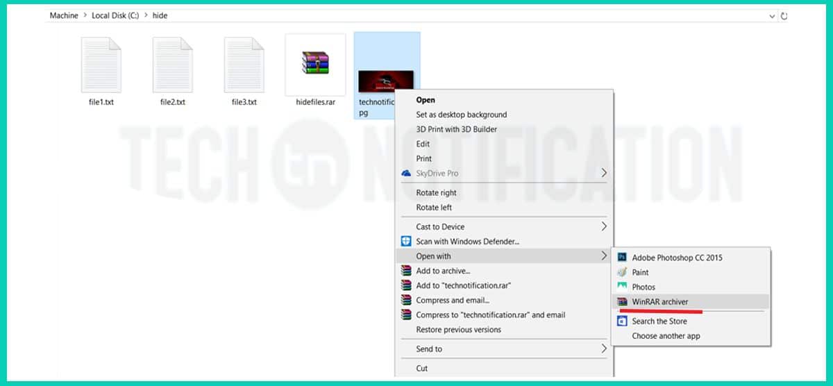 unhide hidden files Hide Files inside Image compressed unhide hidden files- Hide Files inside Image-compressed