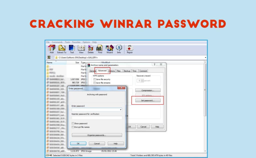 Crack-Winrar password