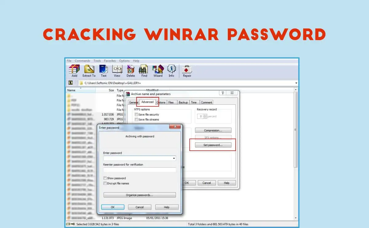 Crack-Winrar password