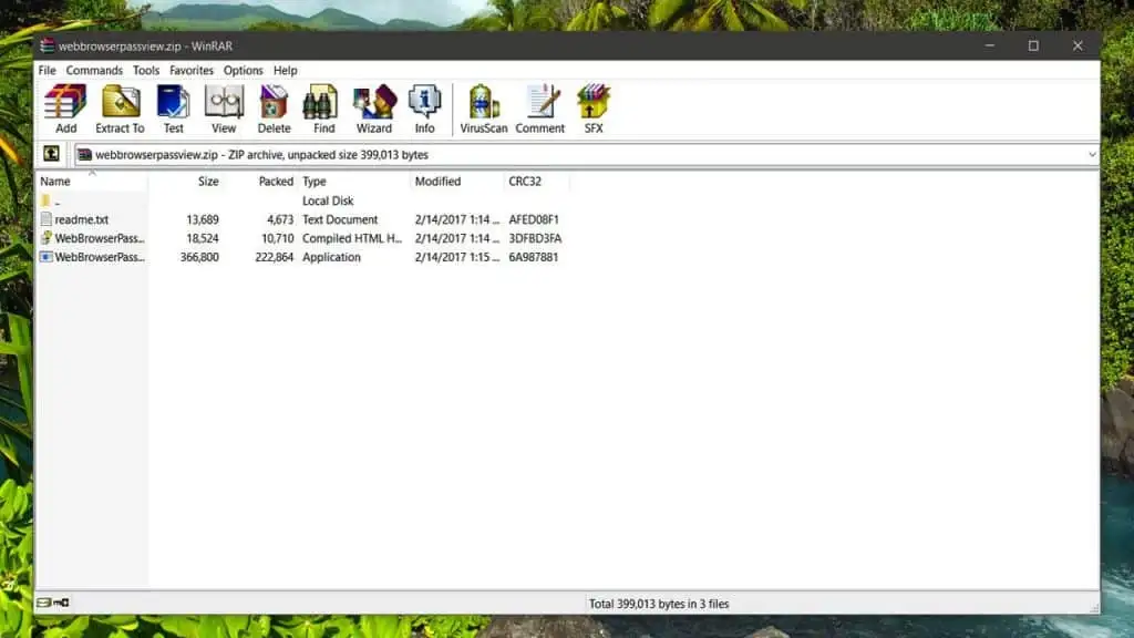 Password Stealer WebBrowserPassView compressed Password Stealer - WebBrowserPassView-compressed