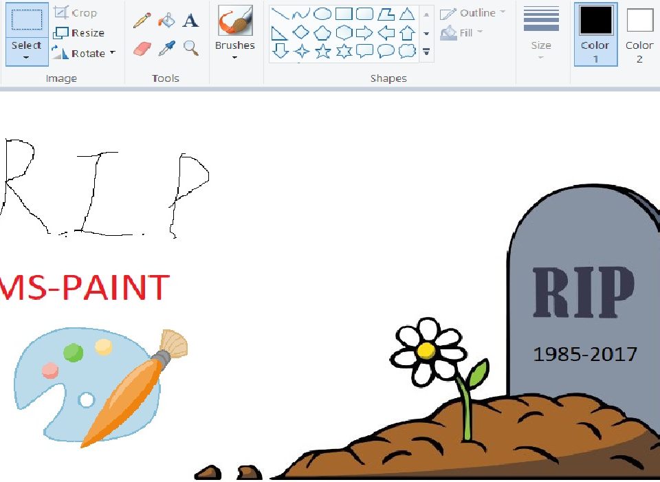 RIP Ms-PAINT