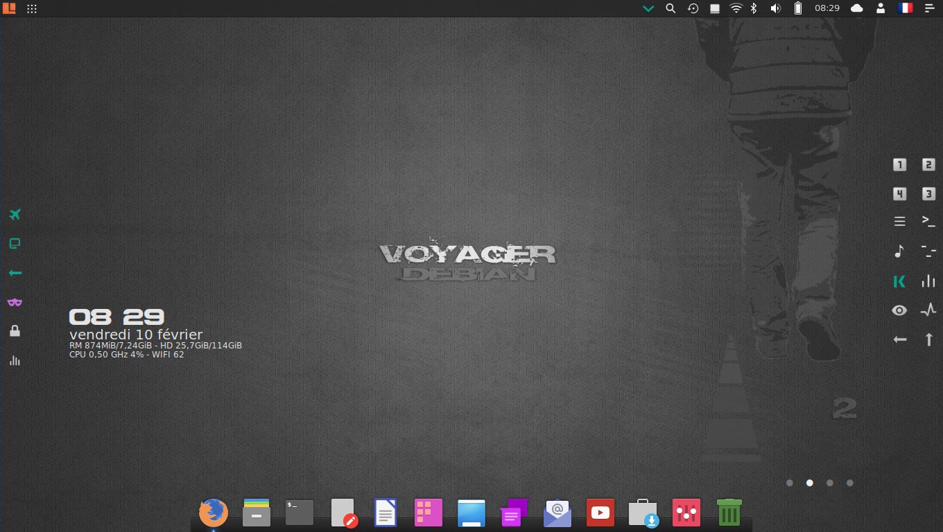 voyager linux distro enters development now based on debian stretch