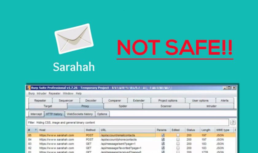 Sarahah app not safe