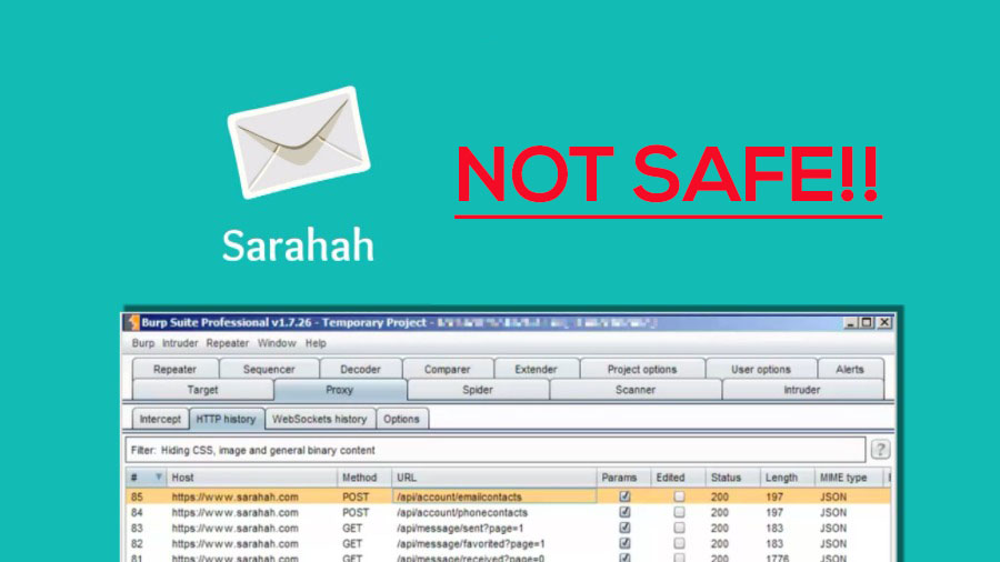 Sarahah app not safe