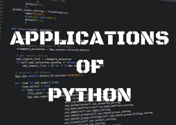 What applications do you develop with Python Programming?