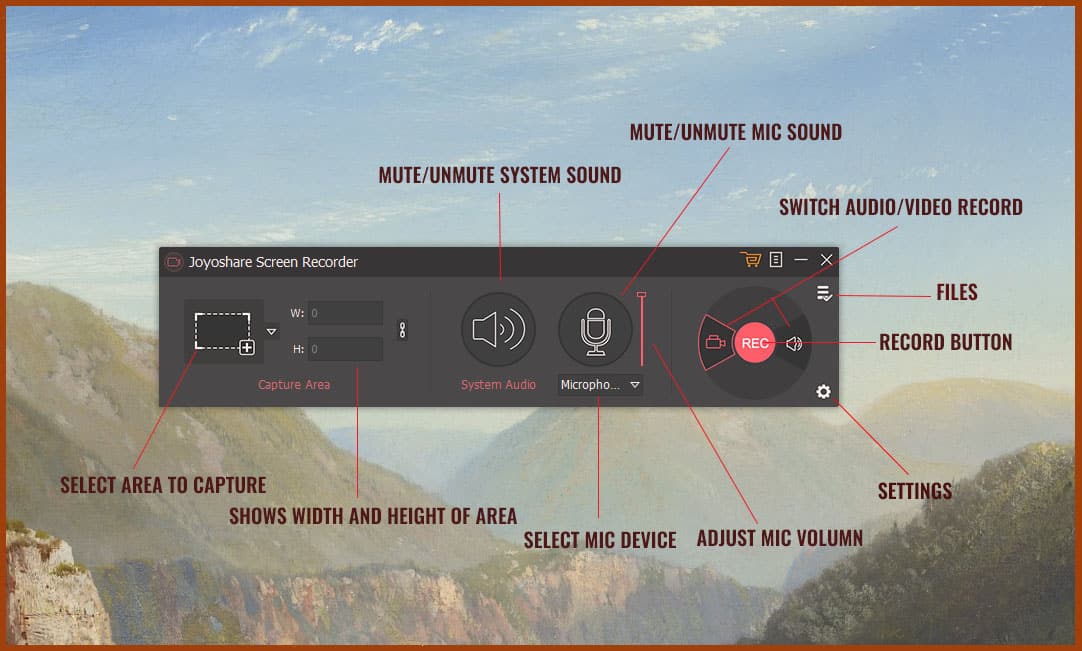 Joyoshare Screen Recorder Software Introduction 1