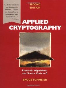 Applied Cryptography Protocols, Algorithms, and Source Code in C