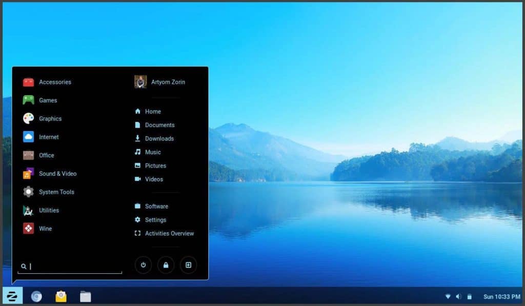 zorin os -best linux distributions for beginners