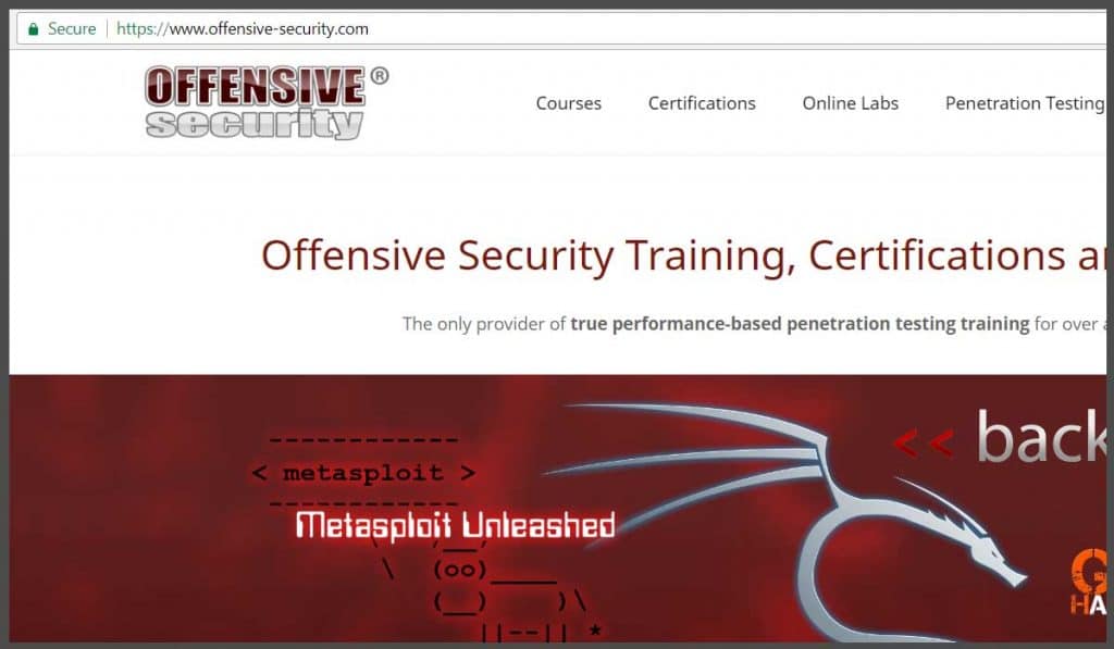 Offensive Security - Best Website to learn ethical hacking