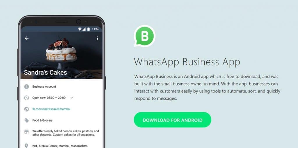 WhatsApp business