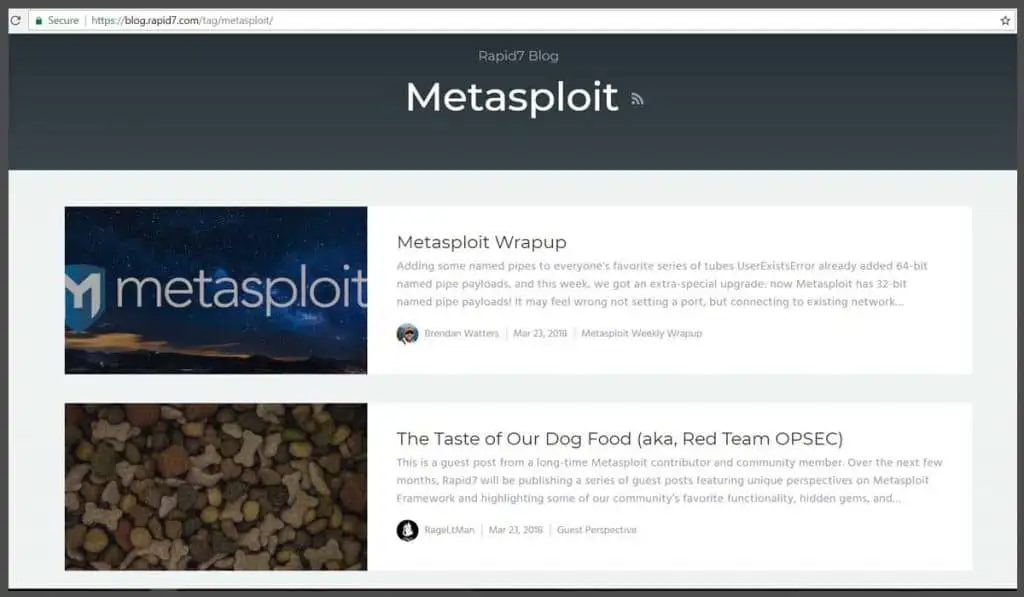 metasploit metasploit