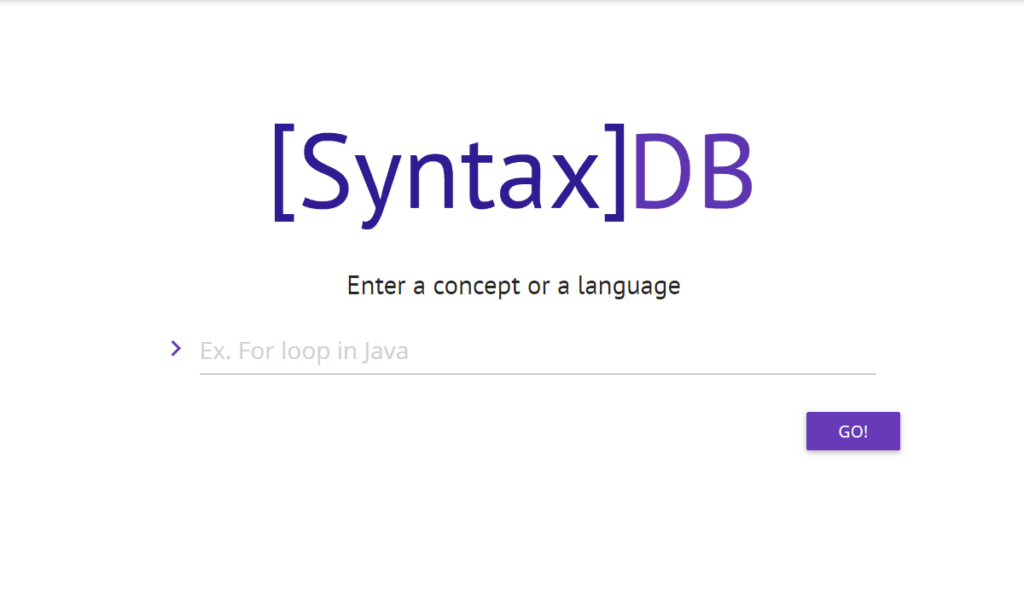 syntax DB