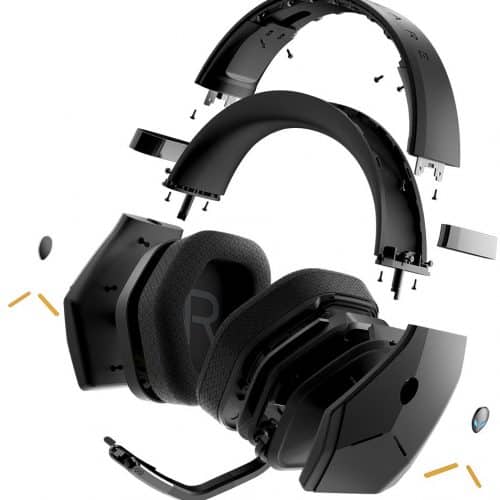 Alienware Wireless Headset blown up