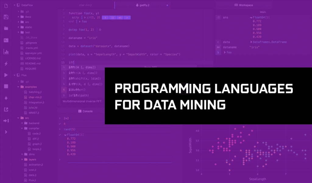 programming languages for data mining