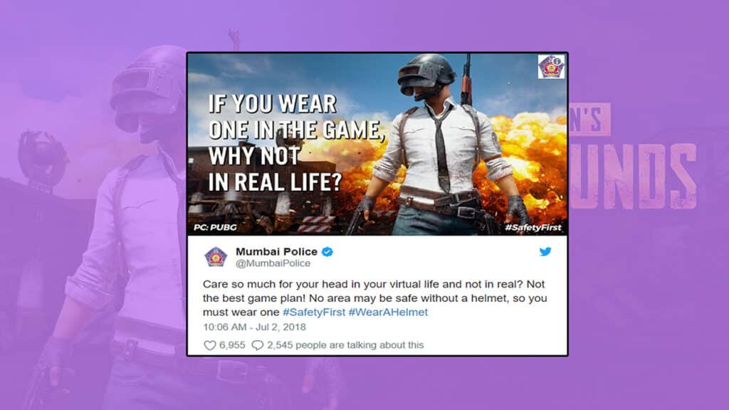 mumbai police pubg tweet