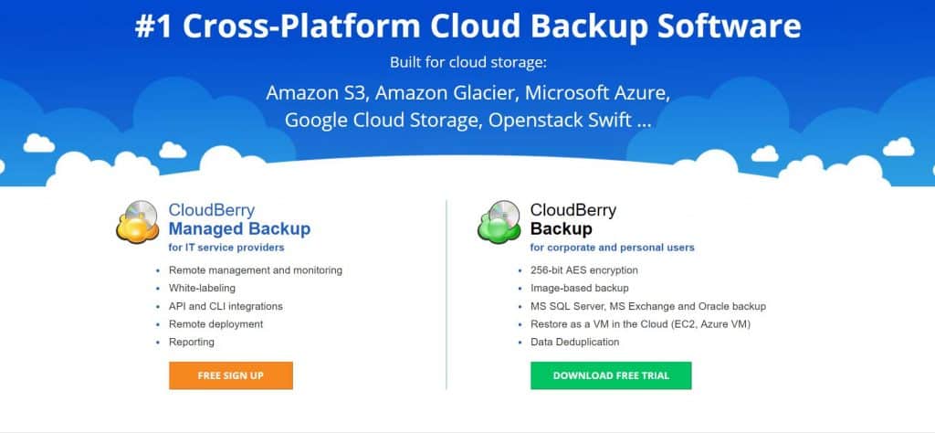 Cloudberry backup