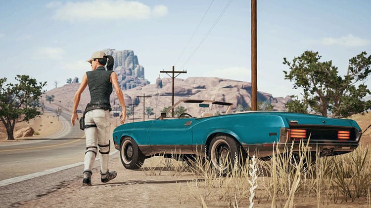 Muscle Car on pubg mobile