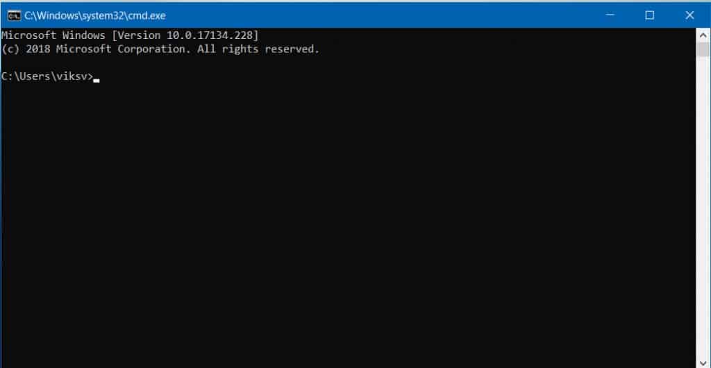 Windows command prompt