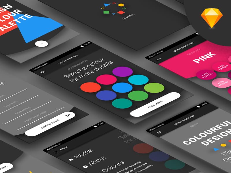 colour palette app tall