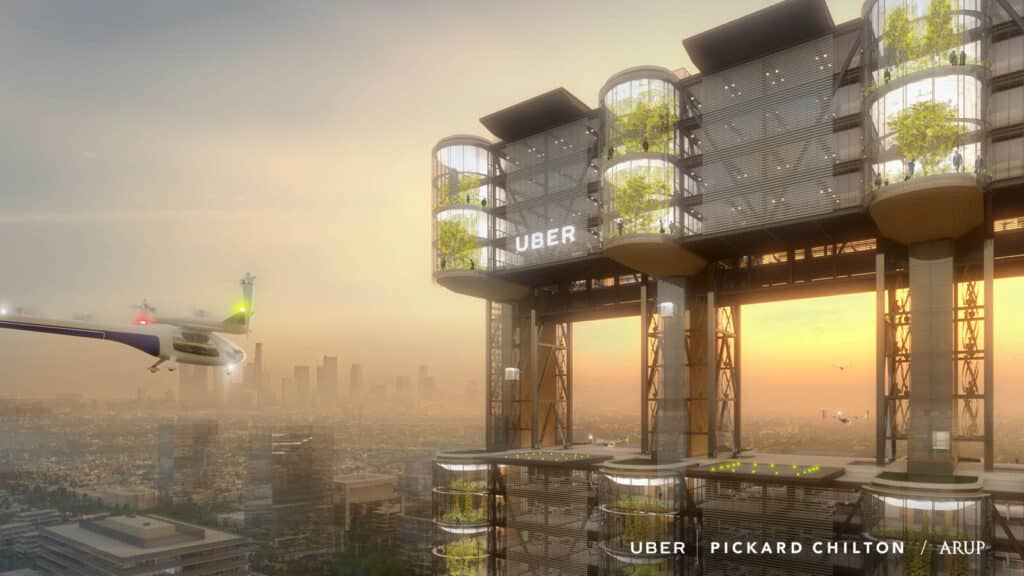 uber air taxi station