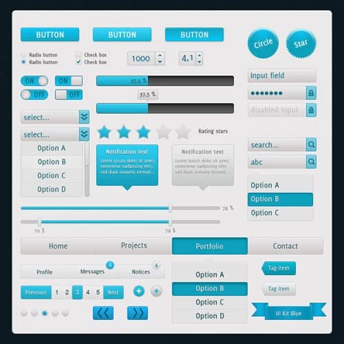 web interface templates best user interface elements for download free premium templates