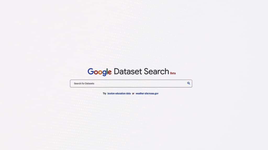 google dataset search engine