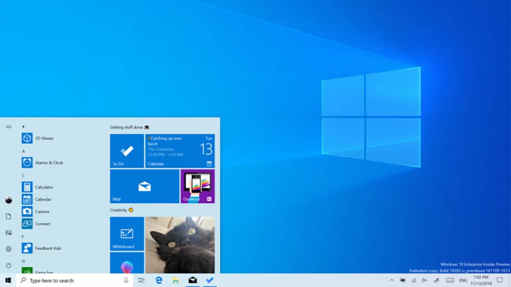 Microsoft Windows light theme