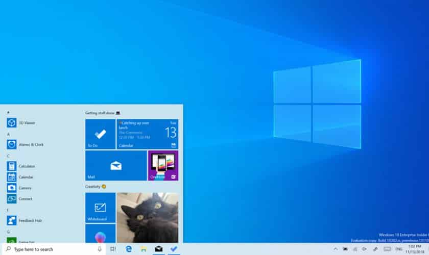 Microsoft Windows light theme